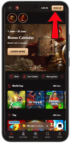 Red Rascal casino page