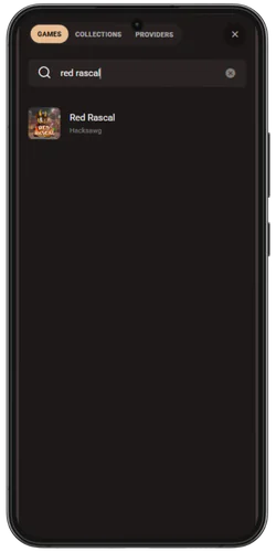 Red Rascal search form