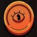 Red Rascal symbool bronze coin